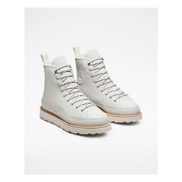 Converse Chuck Taylor Crafted Leather Terrain Boot in Egret 173212C 9.5 - Picture 2 of 10